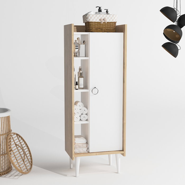 Hanah Home Lagomood Ruby Armario Multiusos Roble y Blanco